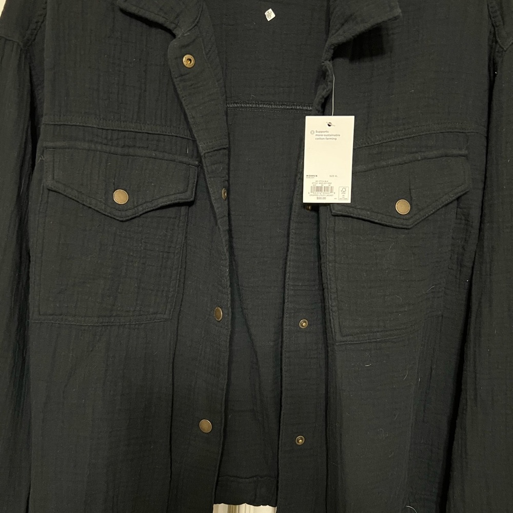 NWT Sonoma Lightweight Cropped Utility Jacket - Picture 3 of 3